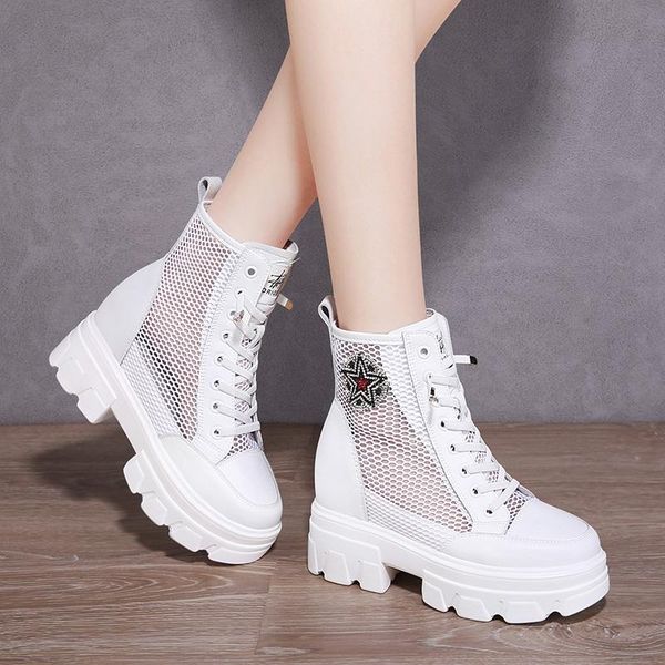 dress shoes increased boots women's summer hollow leather joker sandals mesh cool spring white, Black
dress shoes increased boots women's summer hollow leather joker sandals mesh cool spring white, Black