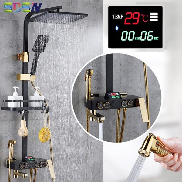 digital shower set 12 inch spa rainfall head copper bathroom-mixer in wall mounted bathroom system faucet sets
digital shower set 12 inch spa rainfall head copper bathroom-mixer in wall mounted bathroom system faucet sets