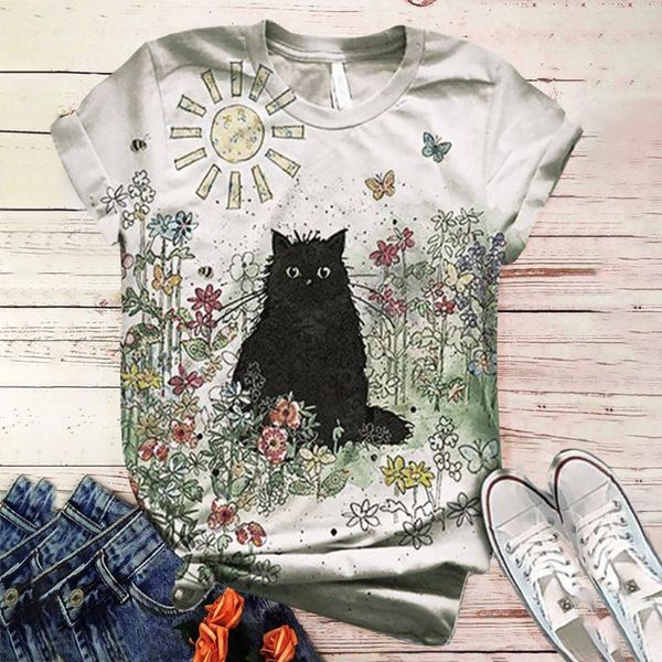 women's t-shirt 3d printed animal o-neck shirt women vintage summer t-shirts girls short sleeve plus size harajuku mujer camisetas #5b, White
women's t-shirt 3d printed animal o-neck shirt women vintage summer t-shirts girls short sleeve plus size harajuku mujer camisetas #5b, White
