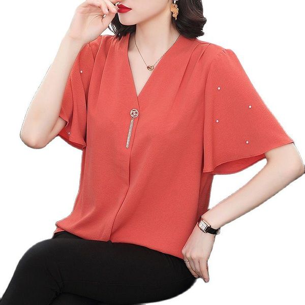 women's t-shirt female middle-aged mother loose snow spins unlined upper garment 2021 summer fashion big yards short chickens, White
women's t-shirt female middle-aged mother loose snow spins unlined upper garment 2021 summer fashion big yards short chickens, White