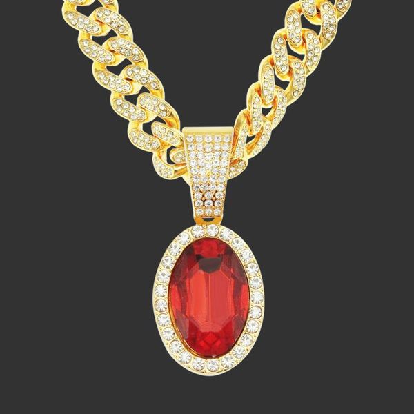 men gold color ellipse diamonded red ruby pendant necklace combo set out 22inch tennis chain bling rapper hip hop necklaces, Silver
men gold color ellipse diamonded red ruby pendant necklace combo set out 22inch tennis chain bling rapper hip hop necklaces, Silver