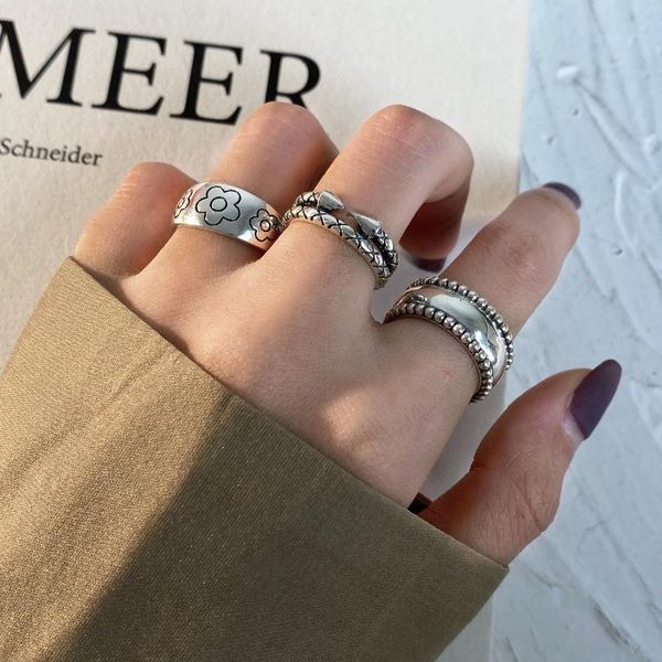 sterling silver vintage floral design open rings for women classic fashion adjustable jewelry ring gift her cluster, Golden;silver
sterling silver vintage floral design open rings for women classic fashion adjustable jewelry ring gift her cluster, Golden;silver
