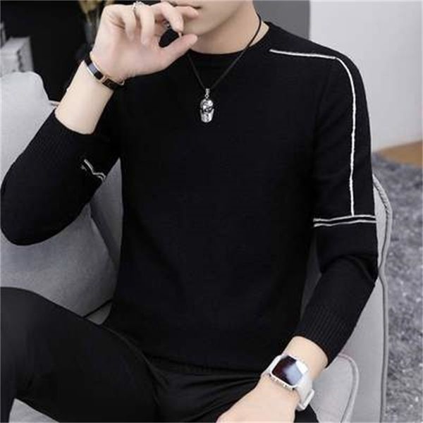 men's long-sleeved t-shirt cotton round neck t-shirt trend modal bottoming shirt autumn 210420, White;black
men's long-sleeved t-shirt cotton round neck t-shirt trend modal bottoming shirt autumn 210420, White;black