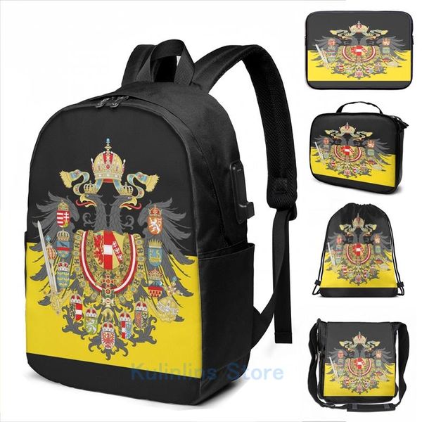 backpack funny graphic print black stylised austrian flag usb charge men school bags women bag travel laptop
backpack funny graphic print black stylised austrian flag usb charge men school bags women bag travel laptop