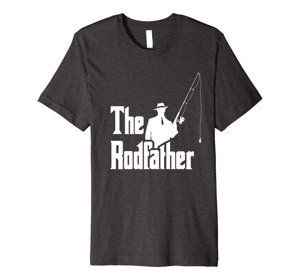 the rodfather. funny fishing tshirt for fisherman, White;black 
the rodfather. funny fishing tshirt for fisherman, White;black