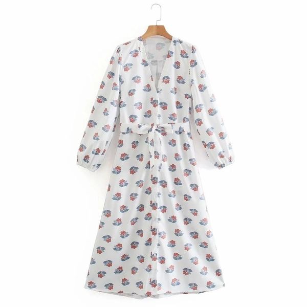 casual dresses spring women flower printing v neck sashes midi dress female three quarter sleeve clothes lady loose vestido d7353, Black;gray
casual dresses spring women flower printing v neck sashes midi dress female three quarter sleeve clothes lady loose vestido d7353, Black;gray
