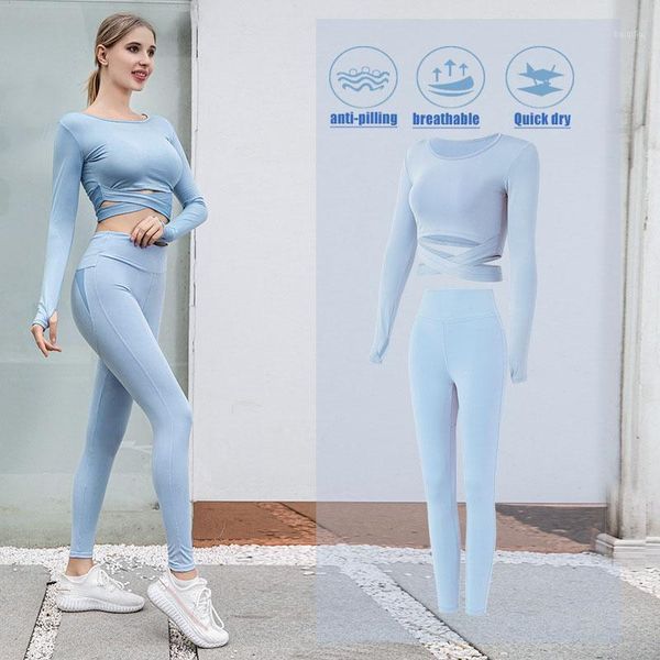 yoga outfit 2 pcs set gym women cloths breathable and quick-drying large-size fashion sports suit of long sleeve pants s067
yoga outfit 2 pcs set gym women cloths breathable and quick-drying large-size fashion sports suit of long sleeve pants s067