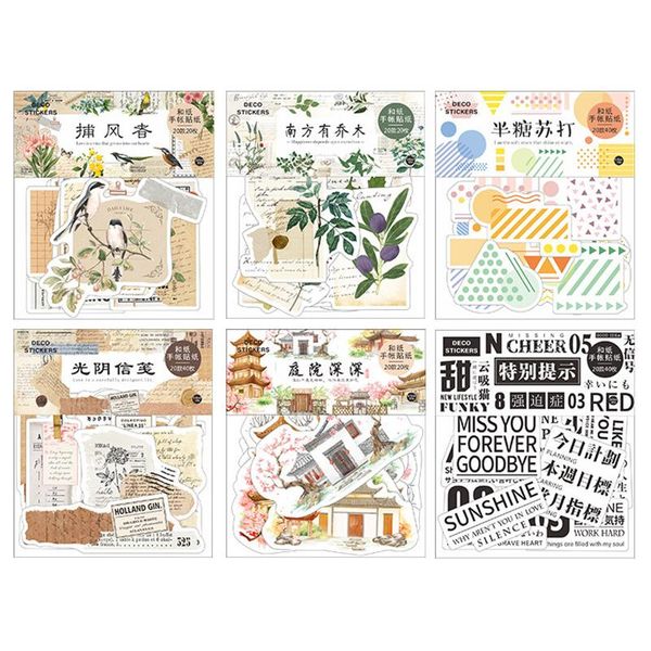 gift wrap 20/40pcs chinese style building bird paper sticker decoration stickers diy for craft diary scrapbooking planner label
gift wrap 20/40pcs chinese style building bird paper sticker decoration stickers diy for craft diary scrapbooking planner label