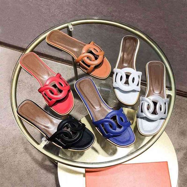 new leather h roulis flat bottomed sandals for women in summer 2021, Black
new leather h roulis flat bottomed sandals for women in summer 2021, Black