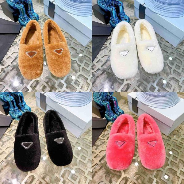 designers wool shoes winter plush half wild comfortable slippers indoor e warm fox fur sandals for women slides box, Black
designers wool shoes winter plush half wild comfortable slippers indoor e warm fox fur sandals for women slides box, Black