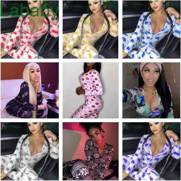 women jumpsuit designer slim deep v-neck valentine day bodysuit letters pattern printed long sleeve trousers ladies onesise tight rompers 10, Black;white
women jumpsuit designer slim deep v-neck valentine day bodysuit letters pattern printed long sleeve trousers ladies onesise tight rompers 10, Black;white