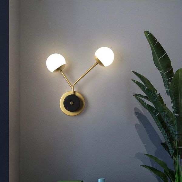 wall lamp modern led lamps bedroom bedside lights double head for loft corridor room decorative glass ball luminaire nordic
wall lamp modern led lamps bedroom bedside lights double head for loft corridor room decorative glass ball luminaire nordic