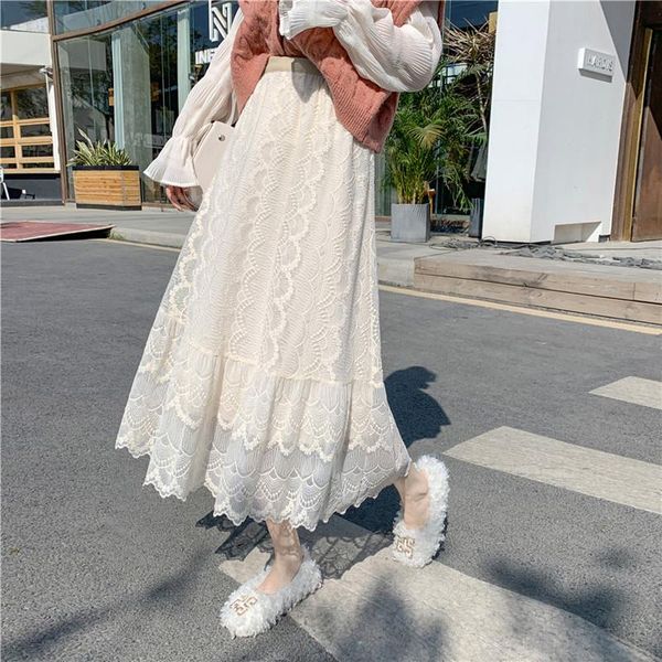 skirts limiguyue spring fashion hollow out lace women skirt casual sweet slim patchwork ladies elegant midi faldas mujer k640, Black
skirts limiguyue spring fashion hollow out lace women skirt casual sweet slim patchwork ladies elegant midi faldas mujer k640, Black