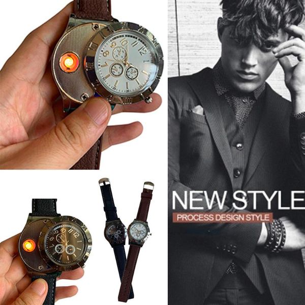wristwatches windproof casual military quartz watch usb flameless lighter lover's gift clock children kid's wristwatch female #8, Slivery;brown
wristwatches windproof casual military quartz watch usb flameless lighter lover's gift clock children kid's wristwatch female #8, Slivery;brown