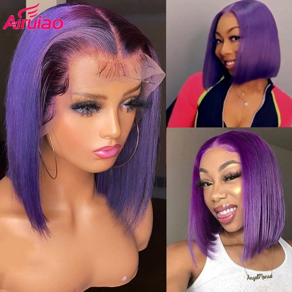 lace wigs purple color short bob wig pre plucked straight hd transparent front glueless brazilian human hair for black women, Black;brown
lace wigs purple color short bob wig pre plucked straight hd transparent front glueless brazilian human hair for black women, Black;brown