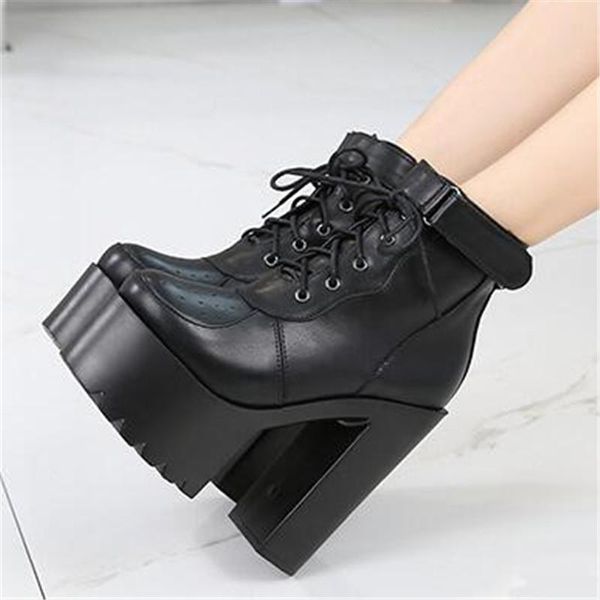 boots autumn winter lace up cross tied platform high heels ankle for women white black block heel shoes punk gothic combat boot
boots autumn winter lace up cross tied platform high heels ankle for women white black block heel shoes punk gothic combat boot