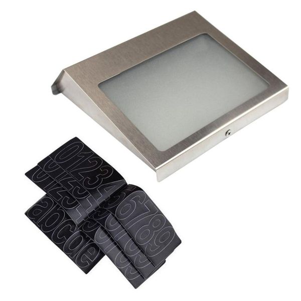 outdoor wall lamps solar house number sign rechargeable stainless steel led doorplate light powered energy-saving
outdoor wall lamps solar house number sign rechargeable stainless steel led doorplate light powered energy-saving
