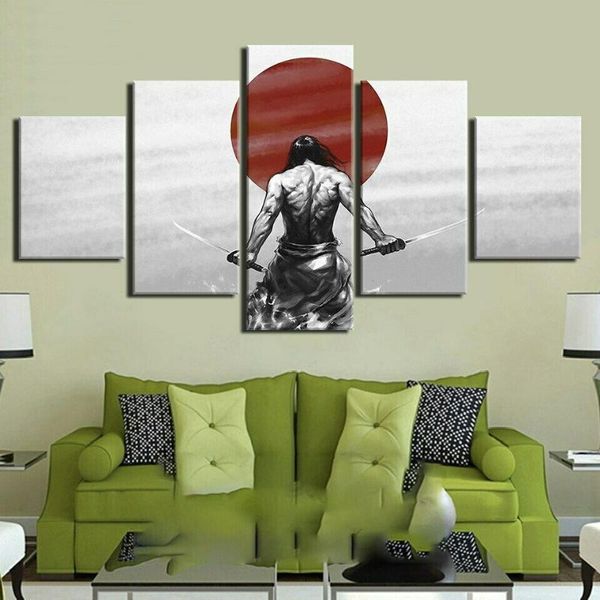 paintings 5 pcs anime japanese samurai ronin sword modular hd print posters canvas wall art pictures for living room home decor
paintings 5 pcs anime japanese samurai ronin sword modular hd print posters canvas wall art pictures for living room home decor
