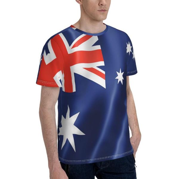 men's t-shirts promo baseball australian flag(1) t-shirt cute t shirt print funny r333 tees european size, White;black