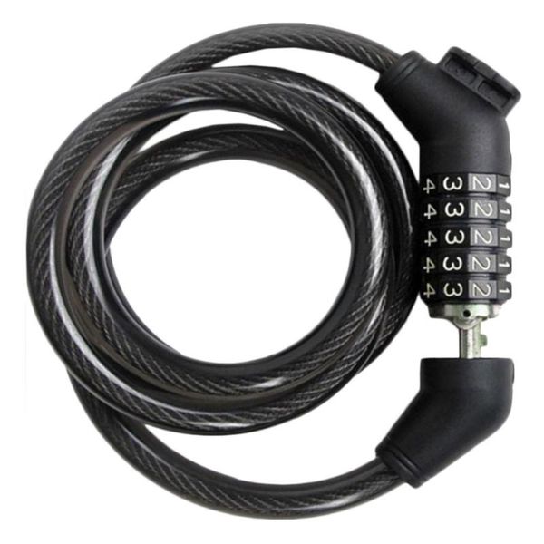 bike locks five digit password lock portable wire durable cable chain for cycling motorcycle (black)
bike locks five digit password lock portable wire durable cable chain for cycling motorcycle (black)
