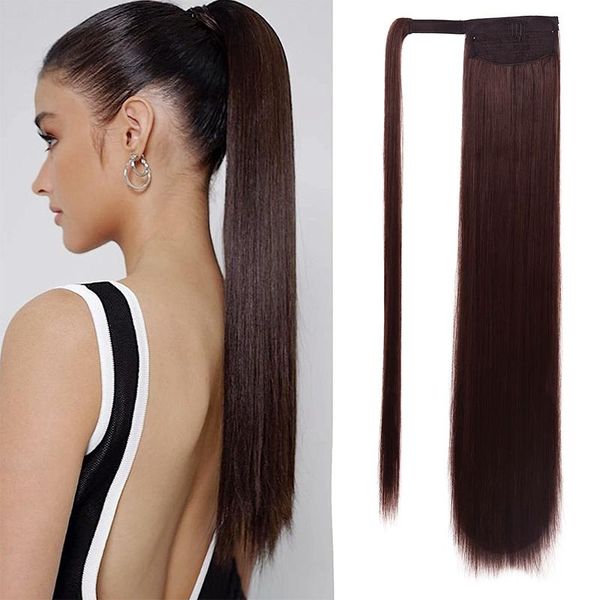 synthetic wigs lisihair 28 inches long straight ponytail hair heat resistant natural clip in for women black brown
synthetic wigs lisihair 28 inches long straight ponytail hair heat resistant natural clip in for women black brown