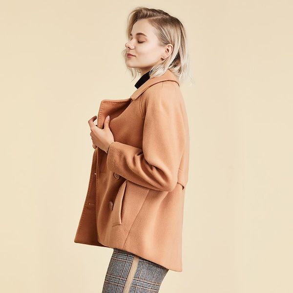 women's jackets short woolen coat autumn long sleeve double breasted women casual jacket luxury warm brown thin selling gg50yf, Black;brown
women's jackets short woolen coat autumn long sleeve double breasted women casual jacket luxury warm brown thin selling gg50yf, Black;brown