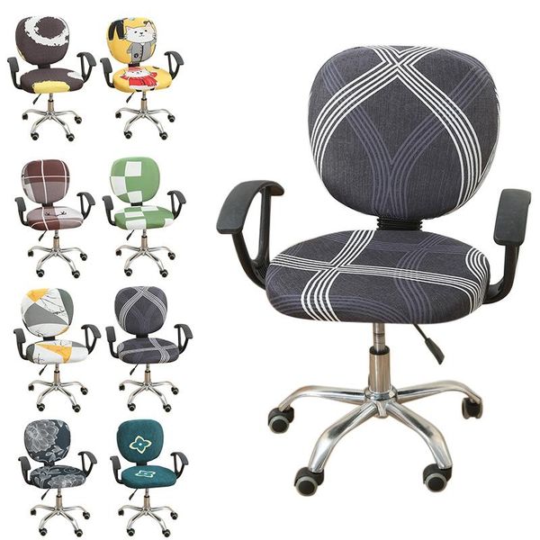 stretch office chair cover spandex split for printed rotating seat case washable slipcover armchair protector covers
stretch office chair cover spandex split for printed rotating seat case washable slipcover armchair protector covers