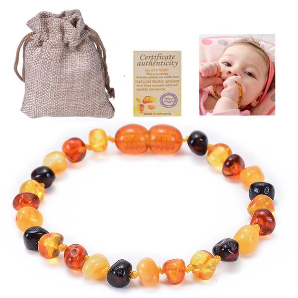 beaded, strands natural baltic amber bracelet anklet for baby adults handmade knotted beads irregular jewelry gifts, Black
beaded, strands natural baltic amber bracelet anklet for baby adults handmade knotted beads irregular jewelry gifts, Black