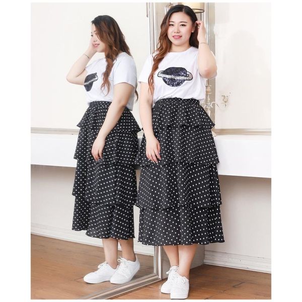 skirt female mode in layers plus size 10xl 8xl 6xl 4xl dot print long elastic with high waist tutu skirt, Black
skirt female mode in layers plus size 10xl 8xl 6xl 4xl dot print long elastic with high waist tutu skirt, Black