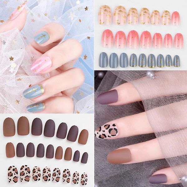24pcs fake nails fashion cute detachable wearable full cover press on nail art decoration manicure accessories1, Red;gold
24pcs fake nails fashion cute detachable wearable full cover press on nail art decoration manicure accessories1, Red;gold