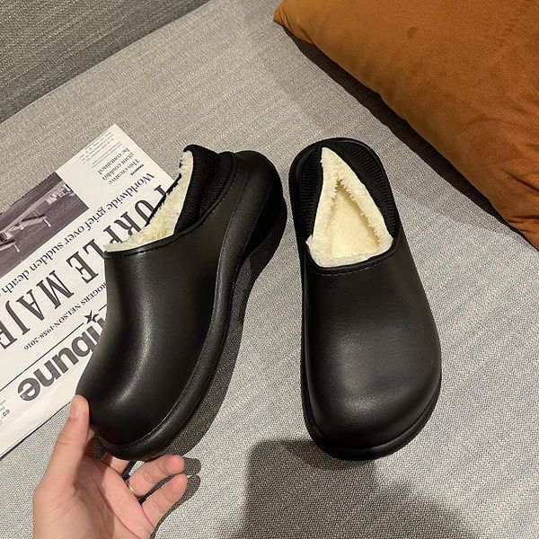 slippers winter ladies cotton warm home plush zar 2021 women's shoes thick-soled fashion flat fur slides casual, Black
slippers winter ladies cotton warm home plush zar 2021 women's shoes thick-soled fashion flat fur slides casual, Black