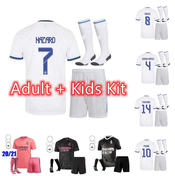 20 21 22 thailand real madrid soccer jerseys 2021 2022 hazard zidane benzema football shirt camiseta de futbol kids kit sets, Black;yellow
20 21 22 thailand real madrid soccer jerseys 2021 2022 hazard zidane benzema football shirt camiseta de futbol kids kit sets, Black;yellow