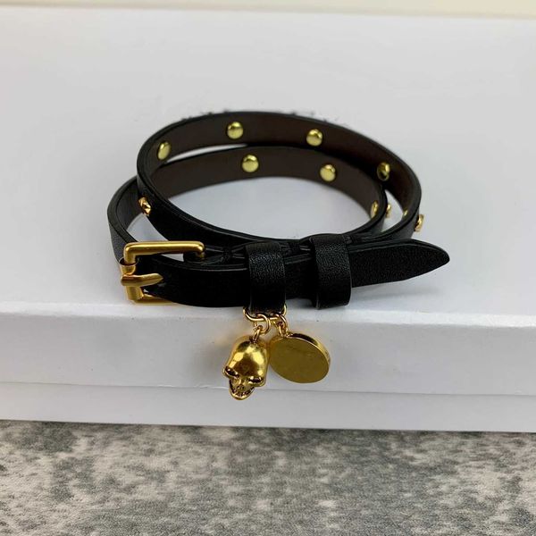 vintage gold color steam punk hip-hop design jewelry sukll black leather bracelet big bangle choker screw brand jewelry q0717
vintage gold color steam punk hip-hop design jewelry sukll black leather bracelet big bangle choker screw brand jewelry q0717