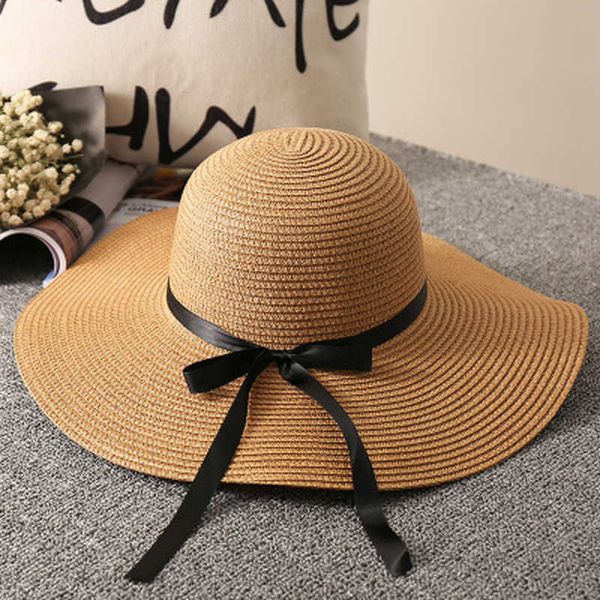 fashion summer st hat woman beach sun hats leisure journey outdoors vacation accessories uv protection big brimmed hat x0707, Blue;gray
fashion summer st hat woman beach sun hats leisure journey outdoors vacation accessories uv protection big brimmed hat x0707, Blue;gray