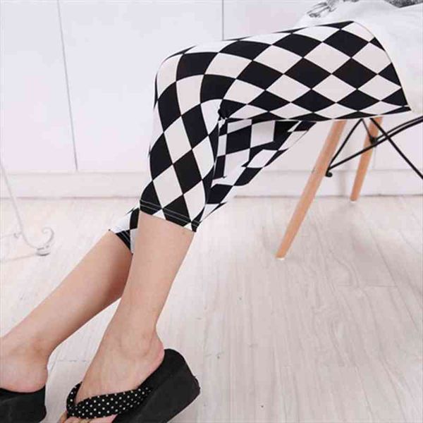 fitness leggins women printed stripe elastic high waist leggings elastic gym plaid square capris, Black
fitness leggins women printed stripe elastic high waist leggings elastic gym plaid square capris, Black