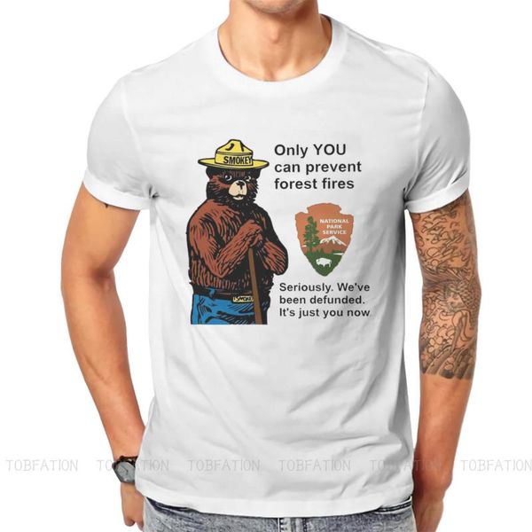 men's t-shirts only you can prevent forest fires style tshirt smokey bear cartoon animal comfortable hip hop graphic t shirt stuff, White;black
men's t-shirts only you can prevent forest fires style tshirt smokey bear cartoon animal comfortable hip hop graphic t shirt stuff, White;black