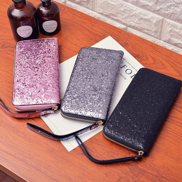 wallets 2021 fashion pure color sequin ms. wallet clutch bag korean casual long multi-card women, Red;black
wallets 2021 fashion pure color sequin ms. wallet clutch bag korean casual long multi-card women, Red;black