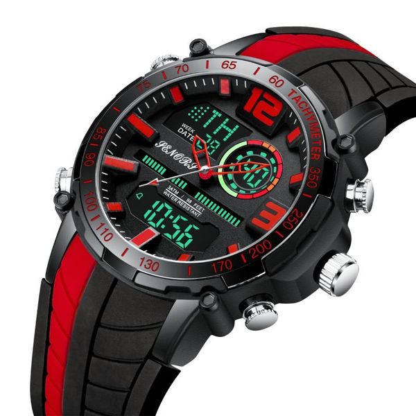 wristwatches mens watch digital sports waterproof silicone band dual display relogio masculino men's quartz reloj hombres, Slivery;brown
wristwatches mens watch digital sports waterproof silicone band dual display relogio masculino men's quartz reloj hombres, Slivery;brown