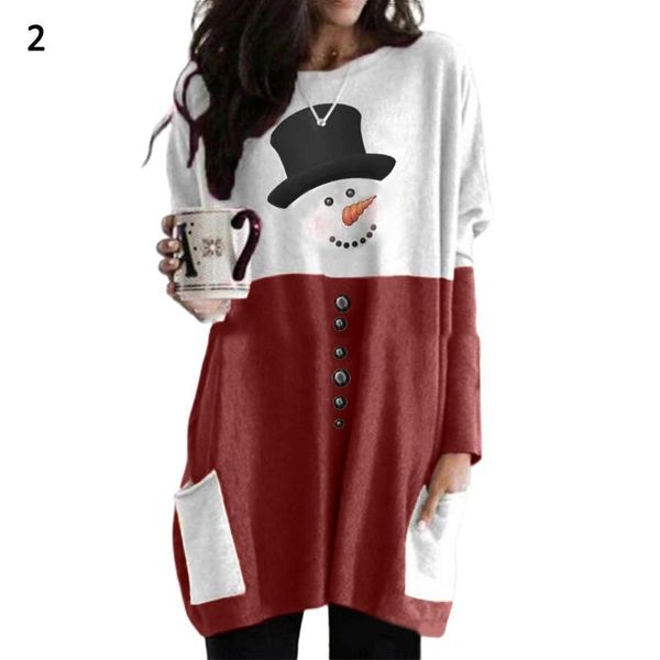 casual dresses women autumn winter long sleeve xmas snowman mid-length blouse tunic pockets mini dress, Black;gray
casual dresses women autumn winter long sleeve xmas snowman mid-length blouse tunic pockets mini dress, Black;gray