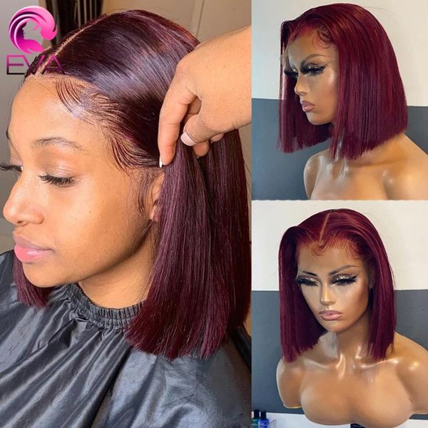 eva hair burgundy short bob lace front human wigs straight 99j wig brazilian frontal for women remy, Black;brown
eva hair burgundy short bob lace front human wigs straight 99j wig brazilian frontal for women remy, Black;brown
