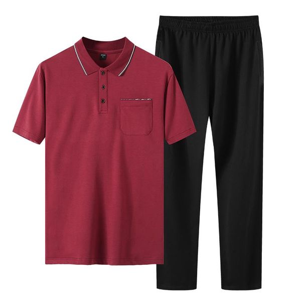 men's tracksuits korean middle aged sports suit summer short sleeve trousers fashion cotton two piece for middle-aged and old people, Gray
men's tracksuits korean middle aged sports suit summer short sleeve trousers fashion cotton two piece for middle-aged and old people, Gray