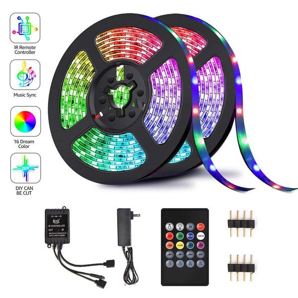 strips rgb led light strip set 5 meters 150 lights / 10 300 waterproof remote control sound
strips rgb led light strip set 5 meters 150 lights / 10 300 waterproof remote control sound