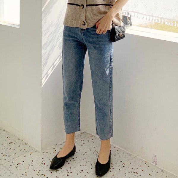 women's jeans loose-fit korean-style wear straight-cut capri pants 2021 spring summer style straight-leg, Blue
women's jeans loose-fit korean-style wear straight-cut capri pants 2021 spring summer style straight-leg, Blue