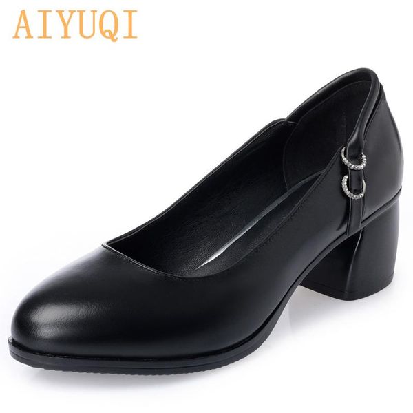 dress shoes aiyuqi 2021 genuine leather ladies heel women closed toe loafer heels party purse platform, Black
dress shoes aiyuqi 2021 genuine leather ladies heel women closed toe loafer heels party purse platform, Black