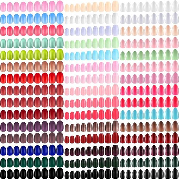false nails 1080 pieces 45 sets of short oval pressed fake nails, solid color, stiletto heel and coffin full cover 3 styles multicolor, Red;gold
false nails 1080 pieces 45 sets of short oval pressed fake nails, solid color, stiletto heel and coffin full cover 3 styles multicolor, Red;gold