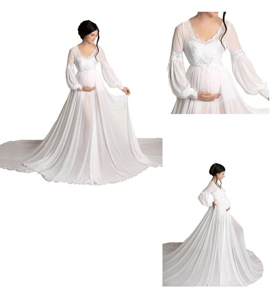 2021 kimono women dresses lace applique sleepwear wraps bathrobe sheer nightgown robe prom african cape cloak maternity dress pgraphy, White
2021 kimono women dresses lace applique sleepwear wraps bathrobe sheer nightgown robe prom african cape cloak maternity dress pgraphy, White