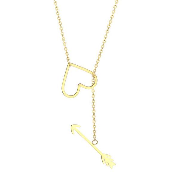 chains stainless steel gold delicate minimalism heart cupid arrow long chain pendant necklace women jewelry gift for him, Silver
chains stainless steel gold delicate minimalism heart cupid arrow long chain pendant necklace women jewelry gift for him, Silver