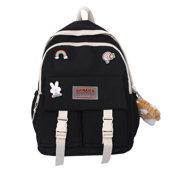 school bags summer fashion women's backpack nylon waterproof bag for girls large capacity backpacks with many pockets travel
school bags summer fashion women's backpack nylon waterproof bag for girls large capacity backpacks with many pockets travel