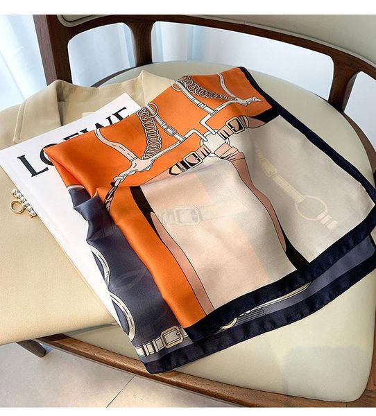 scarves silk satin head scarf for women fashion animal kerchief neck scarfs 70cm square shawls and wrpas ladies, Blue;gray
scarves silk satin head scarf for women fashion animal kerchief neck scarfs 70cm square shawls and wrpas ladies, Blue;gray