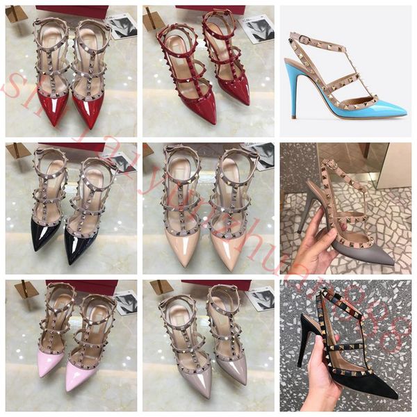 brand women pumps wedding shoes woman sandal nude fashion ankle straps rivets shoes high heels bridal shoes, Black
brand women pumps wedding shoes woman sandal nude fashion ankle straps rivets shoes high heels bridal shoes, Black